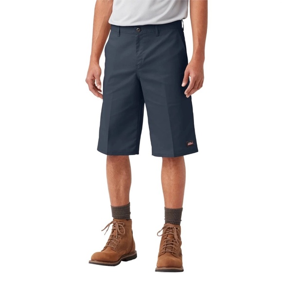Genuine Dickies Twill Work Short, Size 42, Regular Fit, 13" Inseam, Navy - Picture 1 of 5